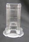 Antique Adams   Company Clear Glass Toothpick Match Holder In The Shape Of Book