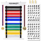 Bamboo Taekwondo Belt Display Rack Martial Arts Medal Holder Organizer New