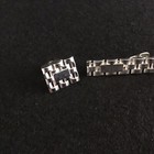 Vintage Anson Silver Watch-style-chain Cufflinks Tie Clip Set