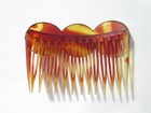 Vintage Faux Tortoise Shell Scalloped Edge Hair Comb From Goody