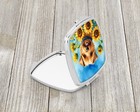 Caroline s Treasures Norfolk Terrier In Sunflowers Compact Mirror Dac6125scm