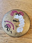 Rare Vtg Richard Hudnut Powder Compact Woman Masquerade Collectors Makeup Case