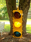 Complete 12  Lens Refurbished Aluminum Traffic Light Signal With Sequencer