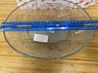 Princess House Fantasia 587  10    X 7 5    Oval Serving Dish W  Frosted Bottom