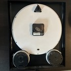 Rare Ford Wall Clock  power Performance Luxury  W Thermometer Tested Works 13x11