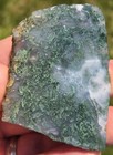 5 Rough Scenic Moss Agate Slabs Clear Green Moss Best Quality Jewelry Lapidary 