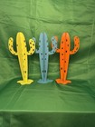 3pc 11 5    Small Fake Cactus Plant  Faux Steel Cacti Plants Artificial Homedecore