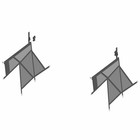 Polaris Rear Door Nets  For Specific Ranger Models  Genuine Oem - 2687461