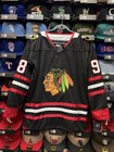 Connor Bedard  98 Black Alternate Mens Full Stitched Jersey  sz M  