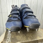 Shimano Sh-m150 Mountain Bike Cycling Women   s Shoes Size 10 Spd System Blue