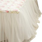 Dust Ruffled Bed Skirts King Size Wrap Around Lace Bed Ruffle With Platform 1   
