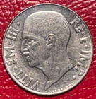 Au 1940 Italy 20 Centesimi Coins-magnetic-reeded Edge-mar468