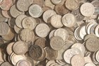 Roosevelt Dime Roll  50 Coins  90  Silver  worn damaged cull  Lot B60