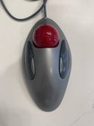 Logitech T-bc21 Usb Wired Optical Trackman Marble Mouse Trackball Tested Working
