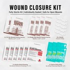 Wound Closure Kit   28 Pcs All-in-one First Aid With Suture-free  Stitchless Zip