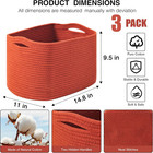 Storage Baskets For Organizing Shelves  Woven Cotton Rope Basket For Storage  Do