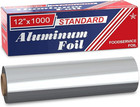 Standard Aluminum Foil Roll 12 x1000  Commercial-grade Silver Wrap For Food Serv