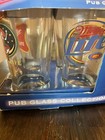 Set Of 4 Vintage Miller 16oz Pub Glass Collection-boelter Brands