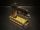 Led Gun Stand For 1911   2011 Pistols   Staccato Prodigy Display Stand