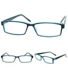 Mens Classy Sophisticated Contemporary Modern Clear Lens Eye Glasses Black Frame