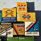 Lot Of 12 Vintage Remington Western Federal Empty Ammo Boxes Advertising