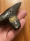 Ewa Austria Clay Mini Ocarina Flute Instrument Pottery Sweet Potato Redware C1