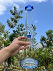 15   Heavy Glass Bong Smoking Hookah Percolate Thick Water Tobacco Pipe 2 2lb