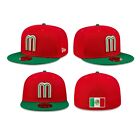 New Era 59fifty Fitted Mexico Hat - Mexican National Baseball Team Cap - 2 Tone