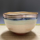 A154   Japanese Pottery Chawan Matcha Tea Bowl Sado Tea Ceremony Vintage