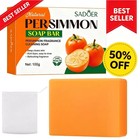 20x Persimmon Soap Bar For Old People Smell  Natural Body Odor Control Bar Soap