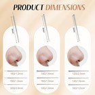 Piercing Taper Ball Grabber Tool 14g 16g 18g 20g Stainless Steel Piercing Tap   