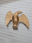 Antique Cast Iron Snow Eagle Archectural Finial Ornament Molded  5 hx6 w