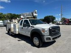 2012 Ford F-550 Newly Installed Remanufactured Diesel Engilne Bucket Truck