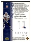 Upper Deck 2001 Game Gear Drew Bledsoe Game-worn Jersey Patriots Nfl Db-j