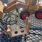 Vintage Fagus Early Production Front Loader W cab   Lifting Fork And Blue Guy