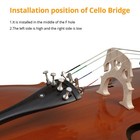       fast  Free Shipping        Cello W Case bag Made Of Spruce  Ebony  And Maple  bow 