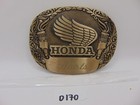 Vintage Belt Buckle Honda Goldwing Brass By Adm Engraved  boots  Award Designs