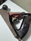 Vintage Craftsman Wood Hand Plane     Adjustable Bench Plane W  Black Handle     Usa