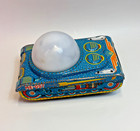Vintage Red China Me-057 Tin Toy Space Tank Vehicle Moon Explorer