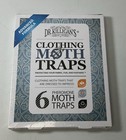6 Pack Of Dr Killigan s Double Potent Pheromone Moth Traps For Clothes - White