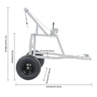 Log Skidding Arch Commercial Transport Heavy-duty Log Holder 725 75kg 1600 Lbs