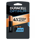 Duracell Optimum Aaa  Aa  Batteries Alkaline Battery  4x Power Boost 4  8  12 Pk