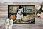 Pit Bull Terrier Fall Kitchen Pumpkins Indoor Or Outdoor Mat 18x27 Dac1726mat