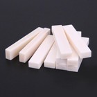 10pcs Beige Cattle Bone Unslotted Diy Blank Nut 52mm For Lp  accoustic Guitar
