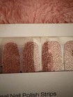 Color Street Belize Bellini Retired Htf Pink Glitter Nail Polish Strips Nip