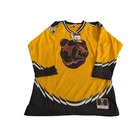 Youth Mitchell   Ness Boston Bruins 1996 Blue Pooh Bear Jersey Gold L xl New