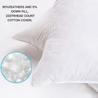 12x20 Pillow Inserts Soft Feather Pillow Set Of 2 Indoor Decorative Sofa Do