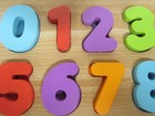 Preschool Wooden 10 Piece Chunky Numbers Puzzle By Chuckle   Roar Ships Free 