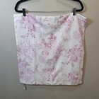 Pottery Barn Loveshackfancy Garden Damask Pillow Cover Square 20    Gold Zipper