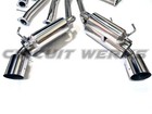 True Dual Catback Exhaust For Nissan 350z Z33 03 04 05 06 07 08 09 Fairlady Z